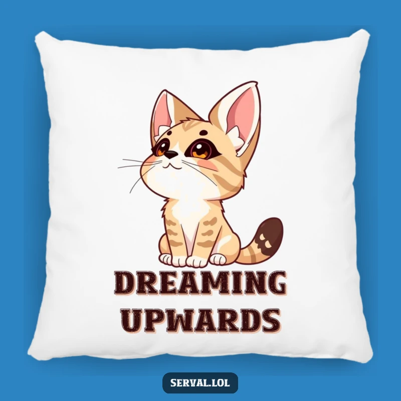 Funny Serval Wonder Pillow: Soft Cat Expression Cushion, Great Funny Gift for Relaxation