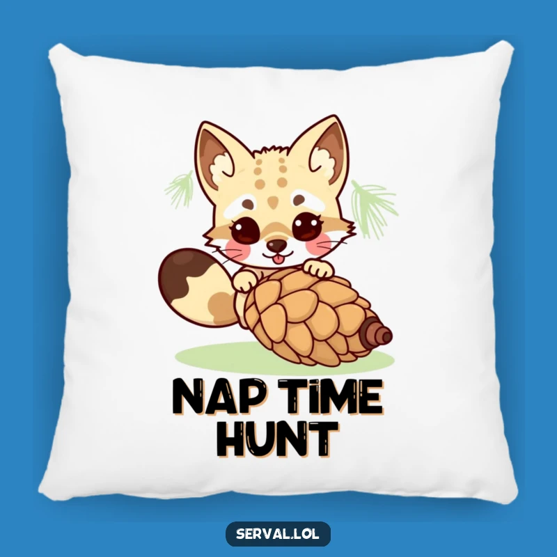 Soft Funny Serval Pouncing Pillow: Cuddle Up with Cute and Comical Charm