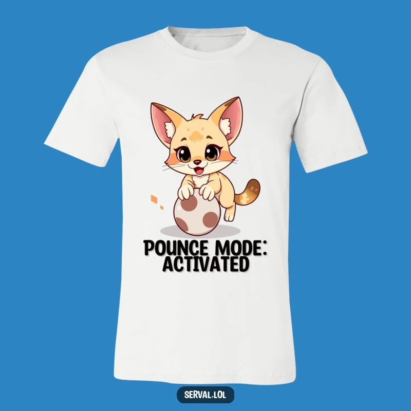 Funny Serval Pounce T-Shirt: Unleash Your Playful Side in Style