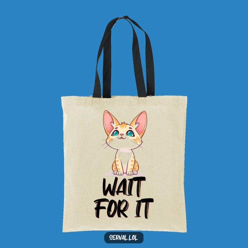 Funny Serval Sky Tote Bag: Dreamy Carry-All for a Hopeful Gift